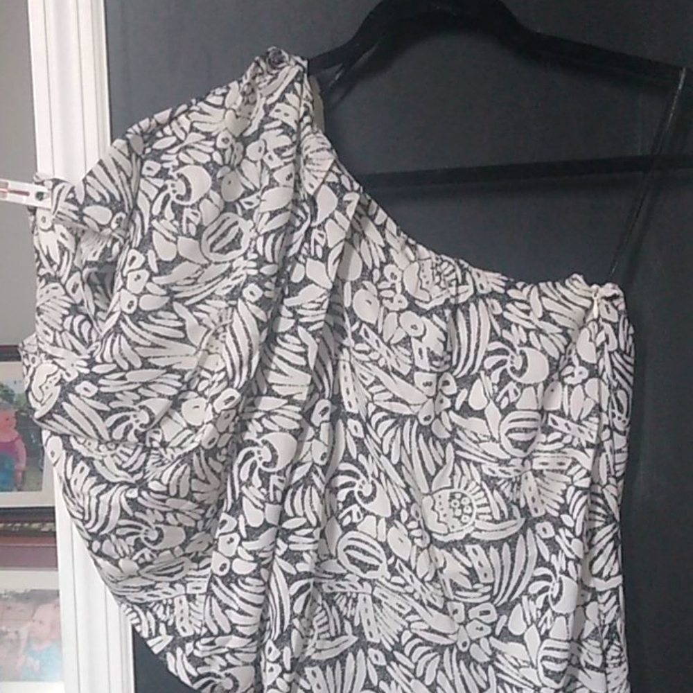 M & M Couture One shoulder dress